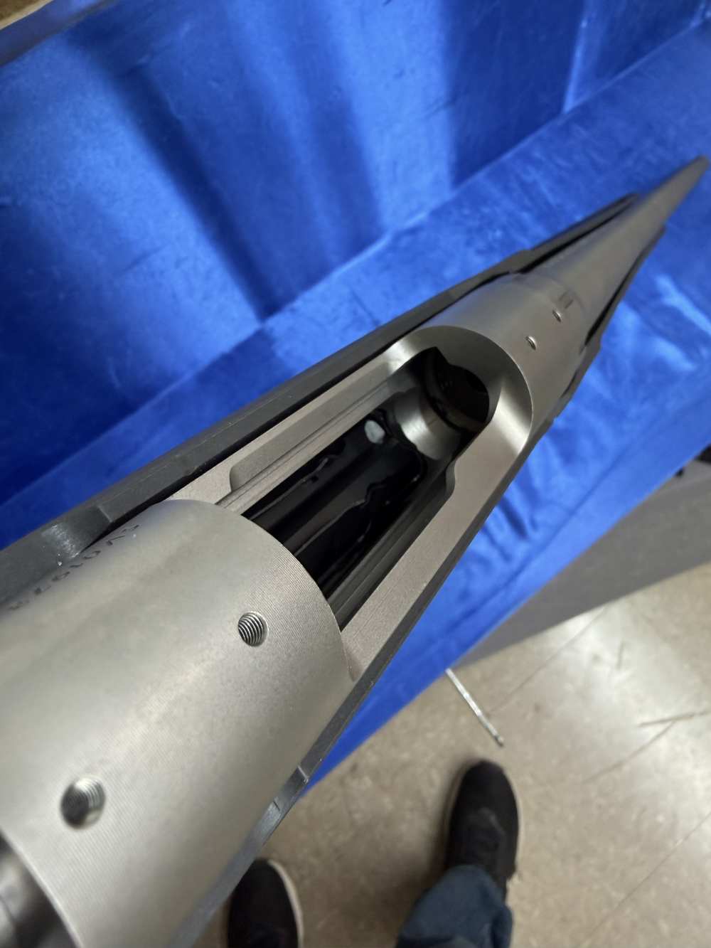 Left Handed Savage 110 Storm Stainless Grey Stock With Box 223-img-23