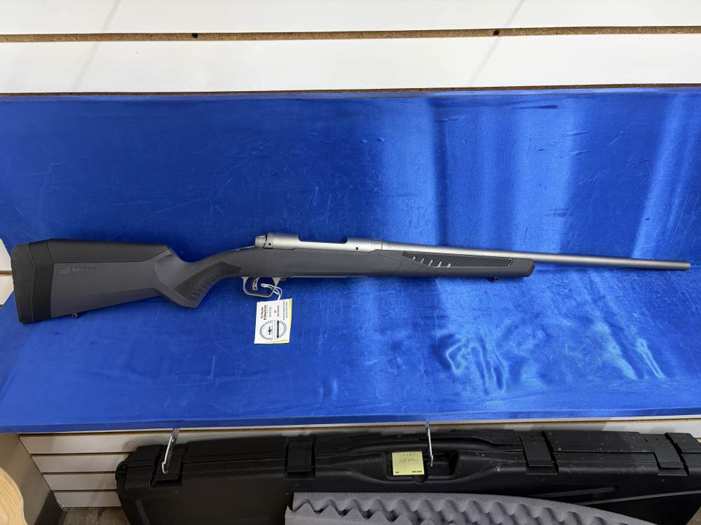 Left Handed Savage 110 Storm Stainless Grey Stock With Box 223-img-10