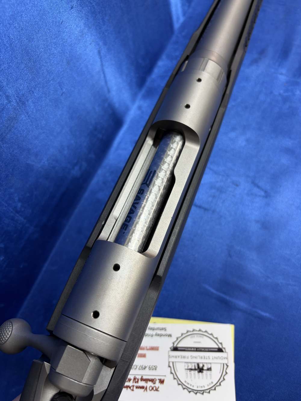 Left Handed Savage 110 Storm Stainless Grey Stock With Box 223-img-17