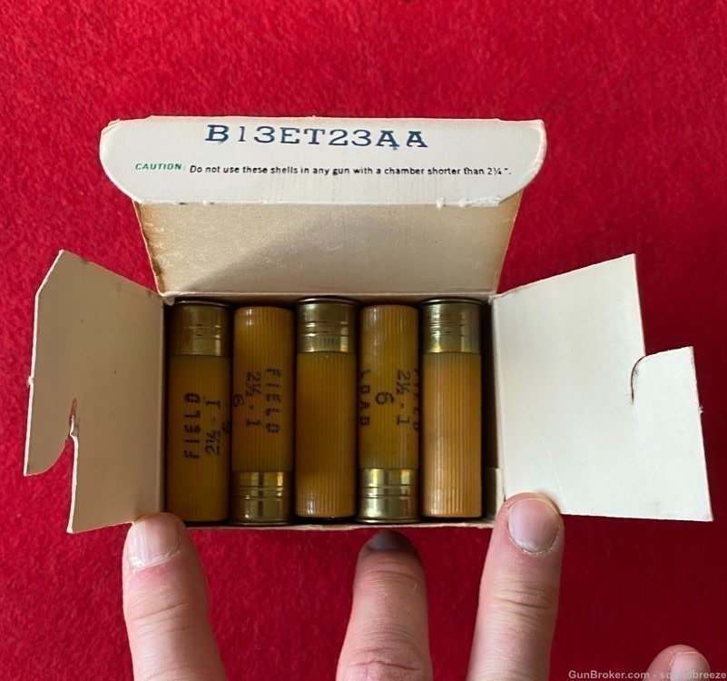 SCARCE VINTAGE 1965 FULL BOX 20 GA WARDS HAWTHORNE RELIANCE SHOTGUN SHELLS-img-2