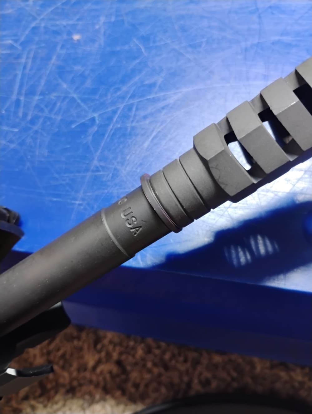 7.62x39 Side Charging 18" AR15 Complete Upper Assy w 2-28rd Mags READ-img-14