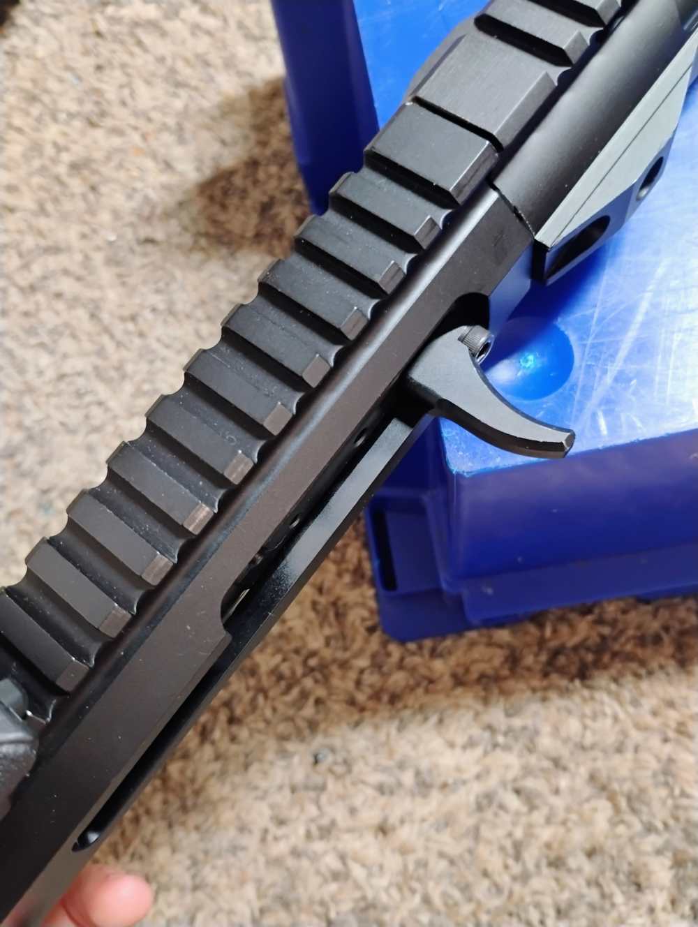 7.62x39 Side Charging 18" AR15 Complete Upper Assy w 2-28rd Mags READ-img-12