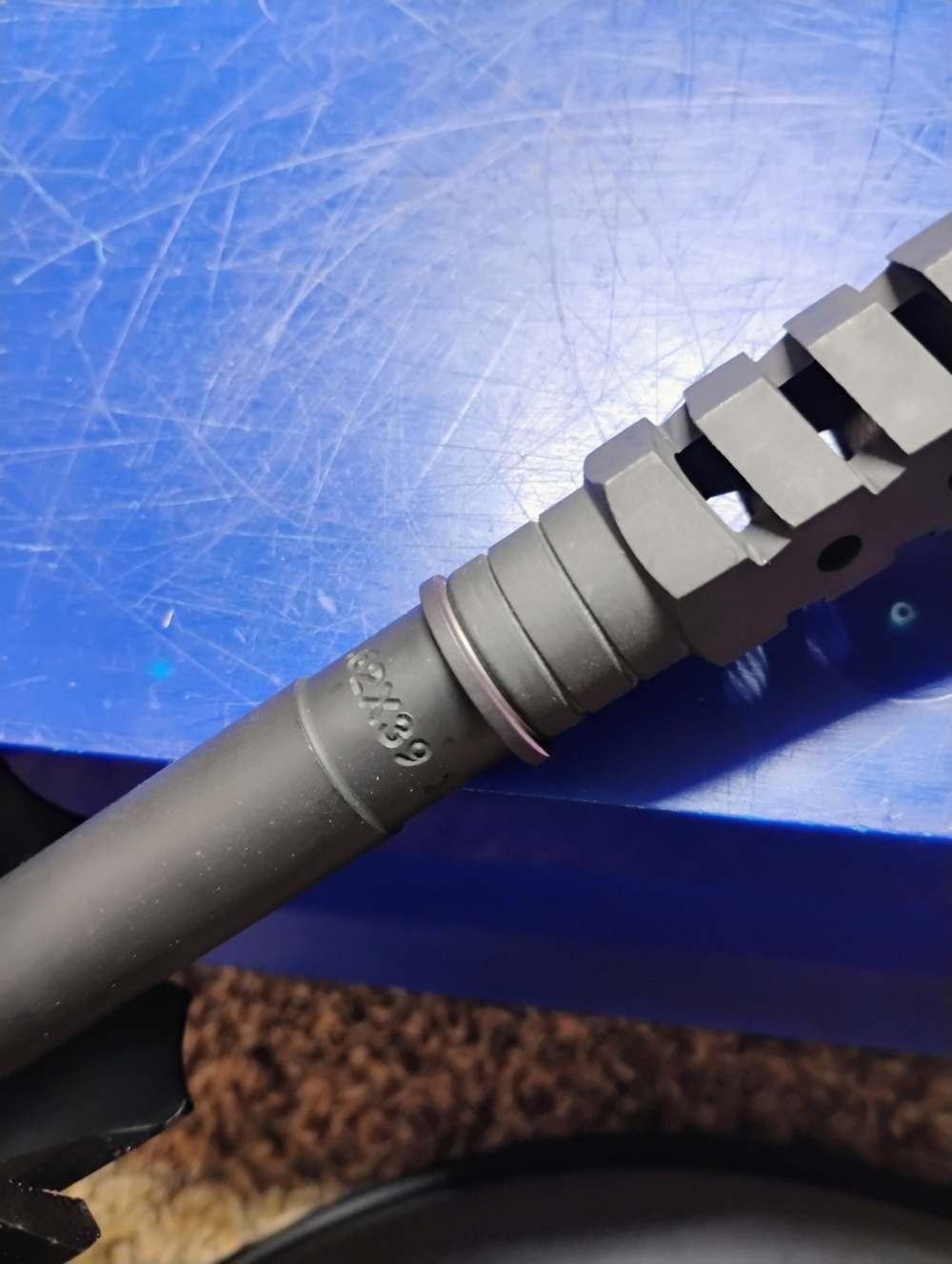 7.62x39 Side Charging 18" AR15 Complete Upper Assy w 2-28rd Mags READ-img-17