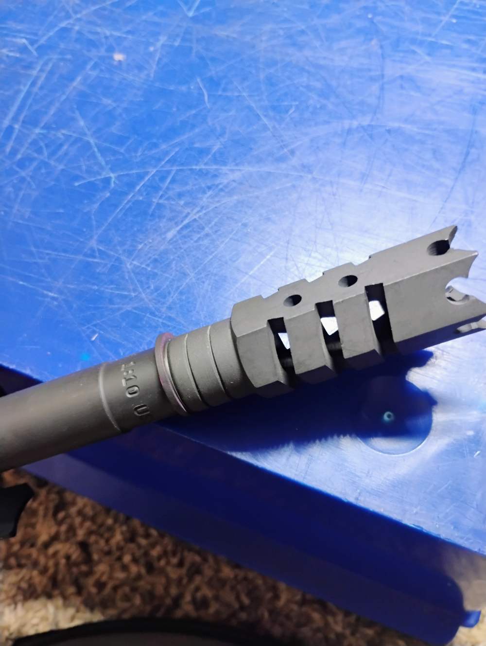 7.62x39 Side Charging 18" AR15 Complete Upper Assy w 2-28rd Mags READ-img-13