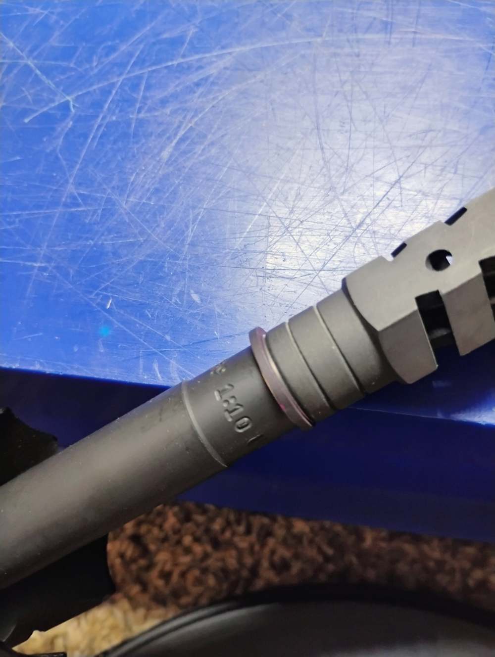 7.62x39 Side Charging 18" AR15 Complete Upper Assy w 2-28rd Mags READ-img-16