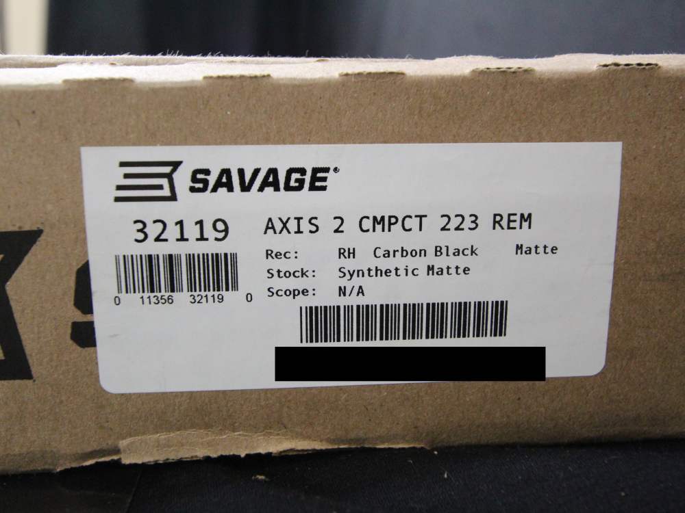 NIB SAVAGE AXIS II COMPACT/ YOUTH BOLT ACTION RIFLE .223 20" 4+1 32119-img-2