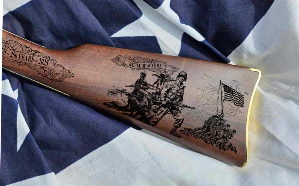 Engraved Henry Golden Boy  U.S. Marine Corps 250th Anniversary Rifle-img-2
