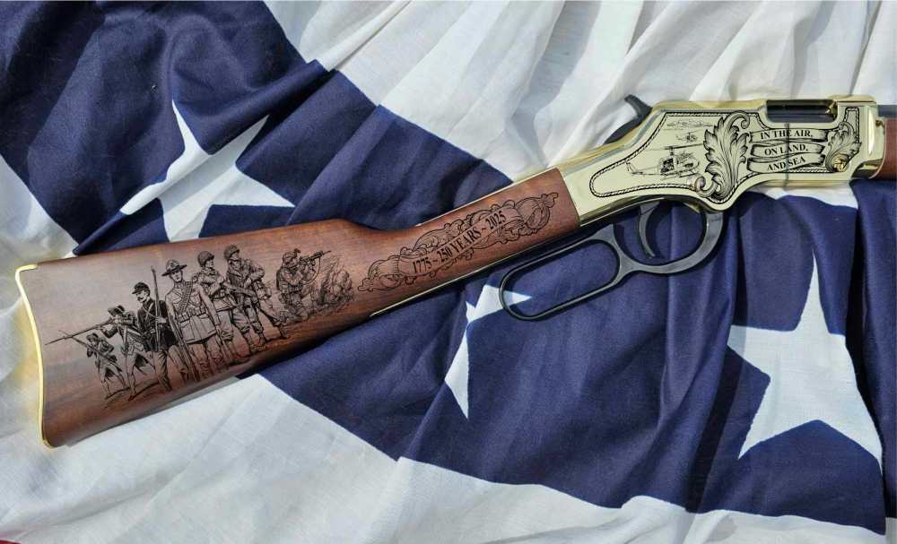 Engraved Henry Golden Boy  U.S. Marine Corps 250th Anniversary Rifle-img-4