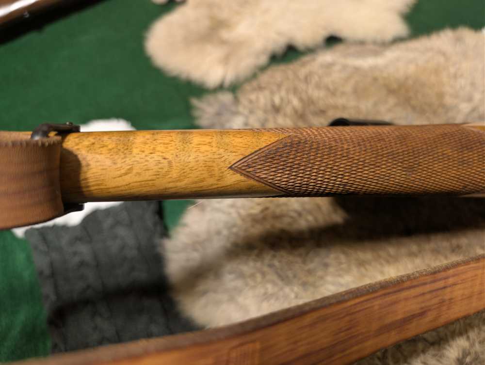 Steyr Mannlicher-Schoenauer 1952 (MC?) .30-06 Rare Tigerstripe Maple Stock-img-19