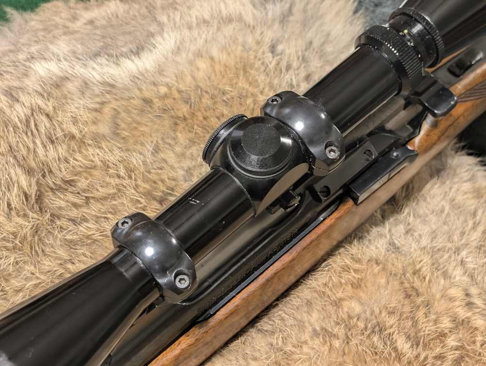 Steyr Mannlicher-Schoenauer 1952 (MC?) .30-06 Rare Tigerstripe Maple Stock-img-25