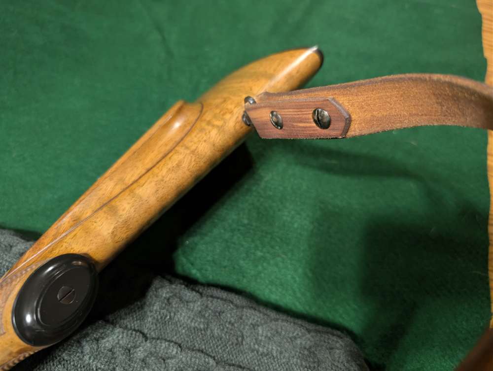 Steyr Mannlicher-Schoenauer 1952 (MC?) .30-06 Rare Tigerstripe Maple Stock-img-15