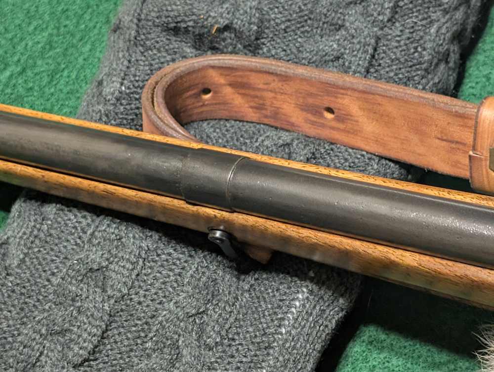 Steyr Mannlicher-Schoenauer 1952 (MC?) .30-06 Rare Tigerstripe Maple Stock-img-29