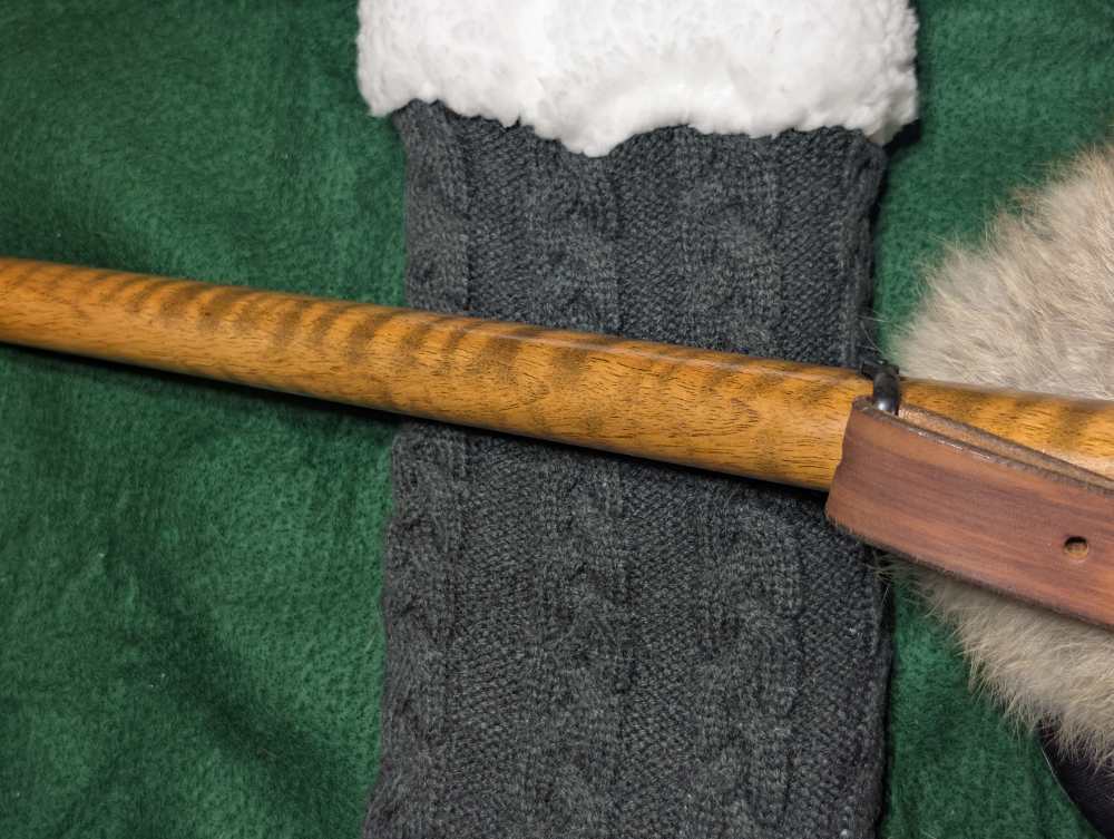 Steyr Mannlicher-Schoenauer 1952 (MC?) .30-06 Rare Tigerstripe Maple Stock-img-20