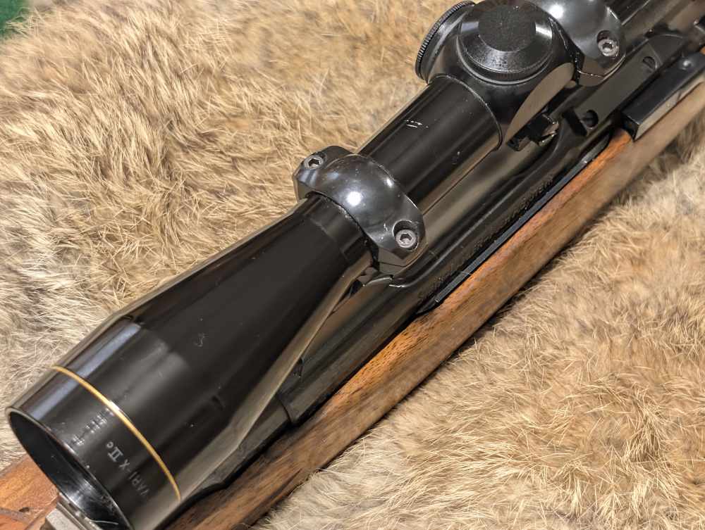 Steyr Mannlicher-Schoenauer 1952 (MC?) .30-06 Rare Tigerstripe Maple Stock-img-27