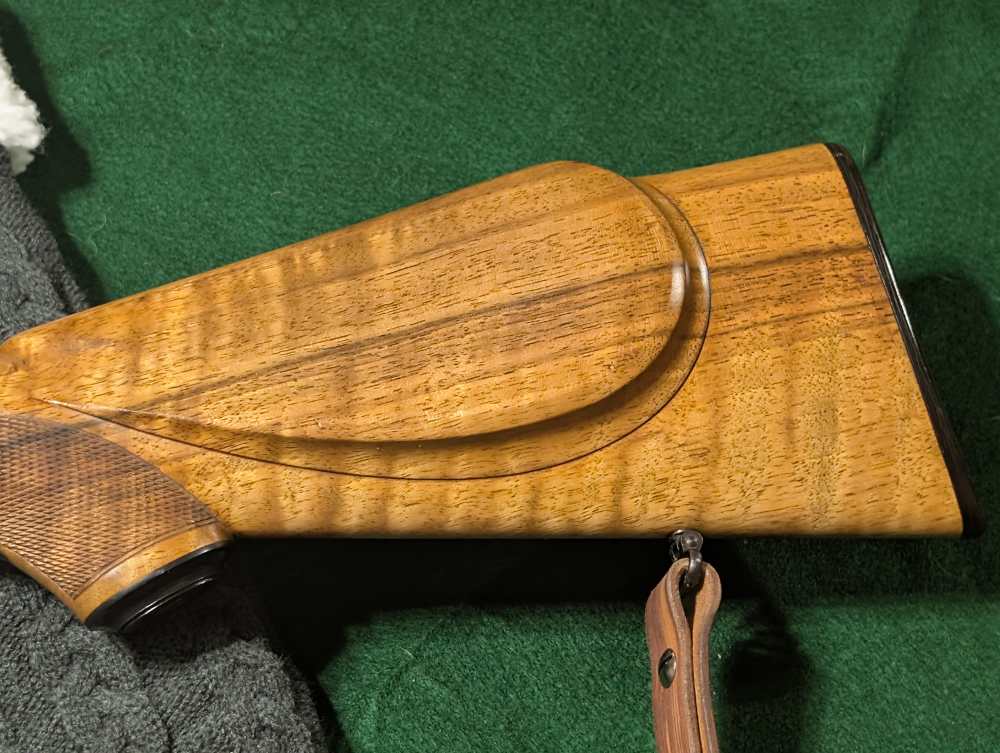 Steyr Mannlicher-Schoenauer 1952 (MC?) .30-06 Rare Tigerstripe Maple Stock-img-8