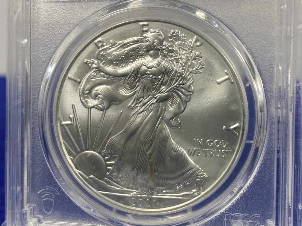 2021 Silver Eagle PCGS MS69 *First Strike* DESIRABLE TYPE 1 EAGLE SAE-img-3
