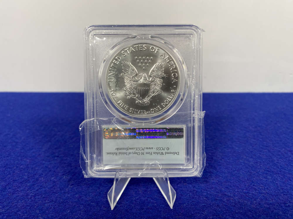 2021 Silver Eagle PCGS MS69 *First Strike* DESIRABLE TYPE 1 EAGLE SAE-img-4