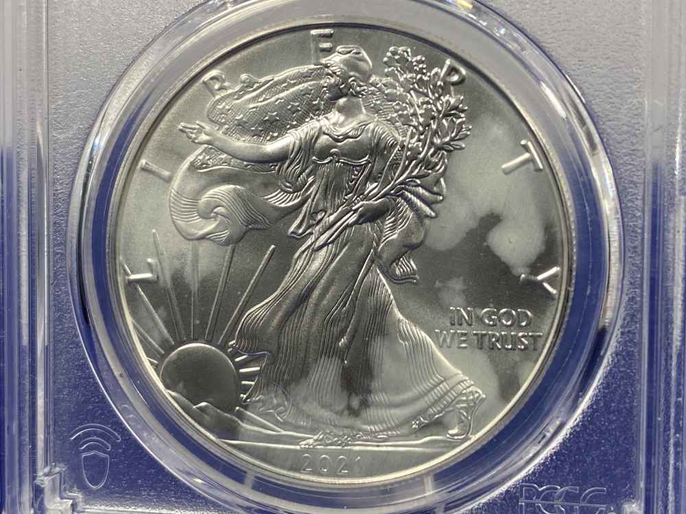2021 Silver Eagle PCGS MS70 *First Day of Issue* DESIRABLE TYPE 1 EAGLE-img-3