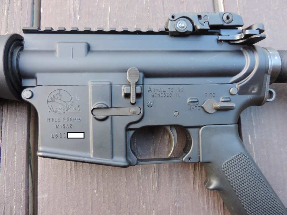 Armalite M15A2 rifle w/ LEO restricted markings-img-3