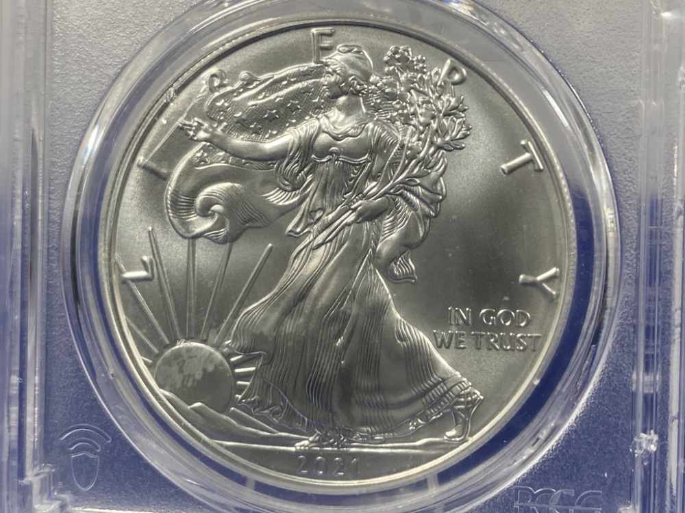 2021 Silver Eagle PCGS MS69 *First Strike* DESIRABLE TYPE 1 EAGLE SAE-img-3