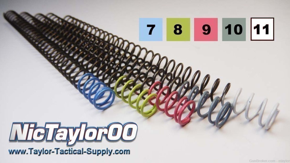 1911 Recoil Spring Calibration Kit - 7-11 lb-img-0
