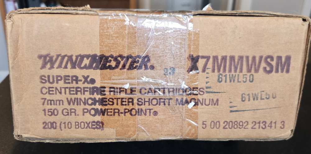 Winchester 7mm WSM 150gr Power Point *Un-Opened Case*-img-0