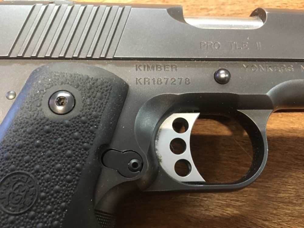 Kimber Pro TLE II .45 in blue.  4 1/4" barrel, night sights. One mag-img-2