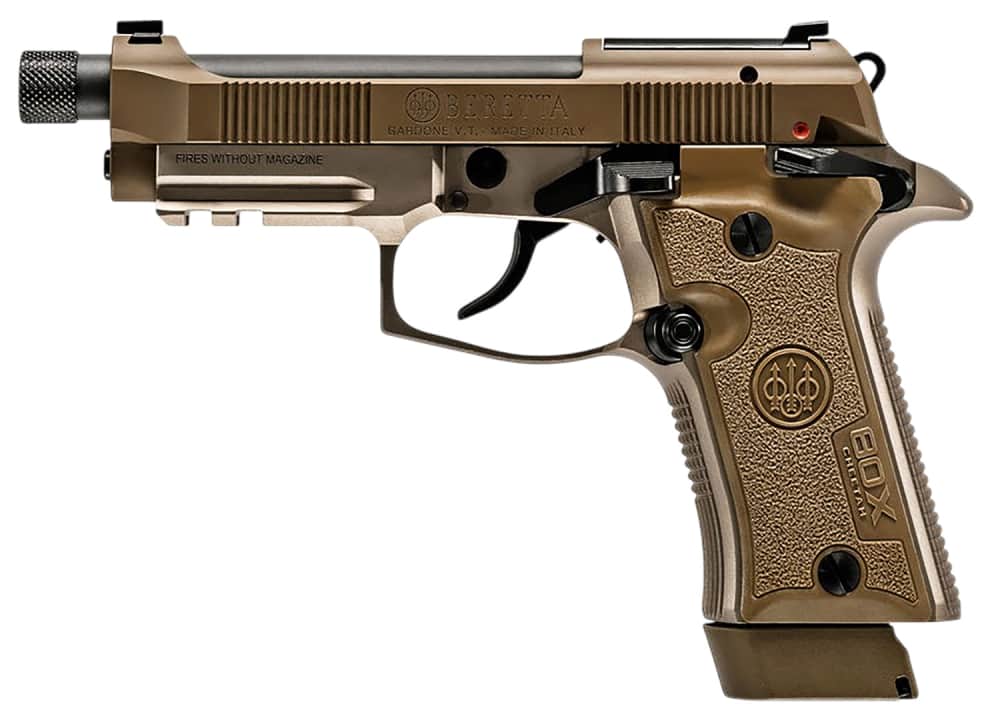  Beretta 80X Cheetah Tactical Desert Tan 380 Auto 15+1 Thread Barrel -img-0