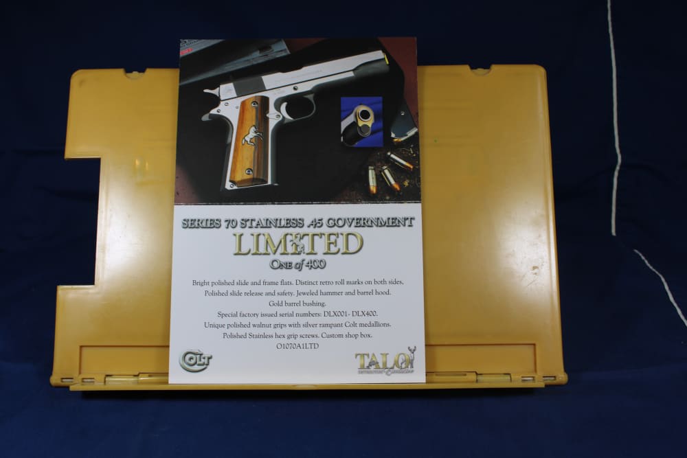 Colt .45ACP Government Talo Dist Exclusive 1 of 400 special SNs made 2015-img-21