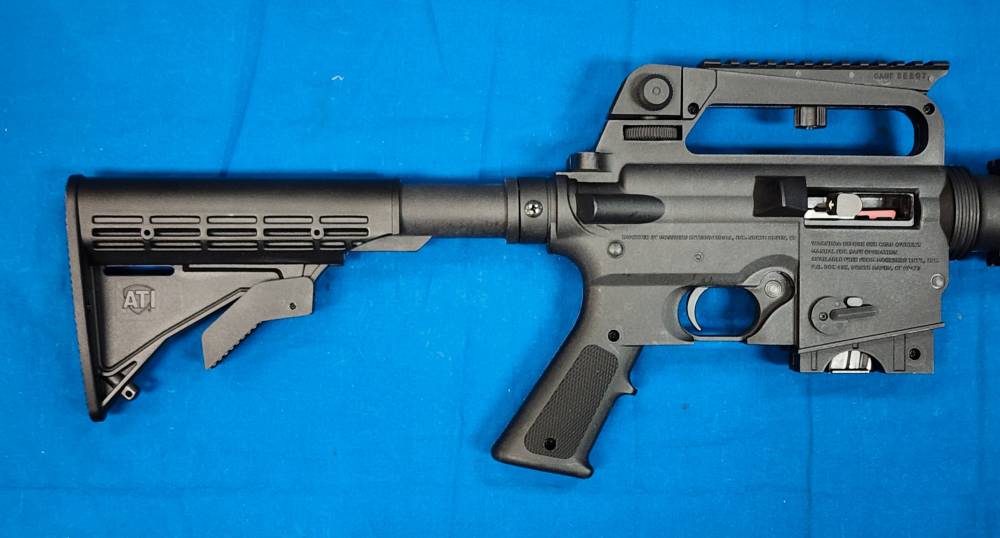 NICE MOSSBERG 715T .22LR - TAPCO HANDLE, QUAD RAIL, ATI STOCK-img-2