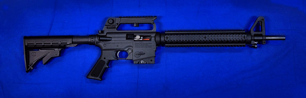 NICE MOSSBERG 715T .22LR - TAPCO HANDLE, QUAD RAIL, ATI STOCK-img-0