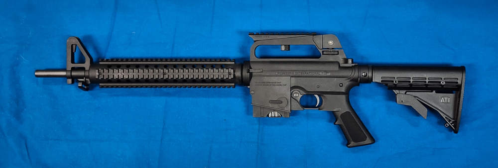 NICE MOSSBERG 715T .22LR - TAPCO HANDLE, QUAD RAIL, ATI STOCK-img-1