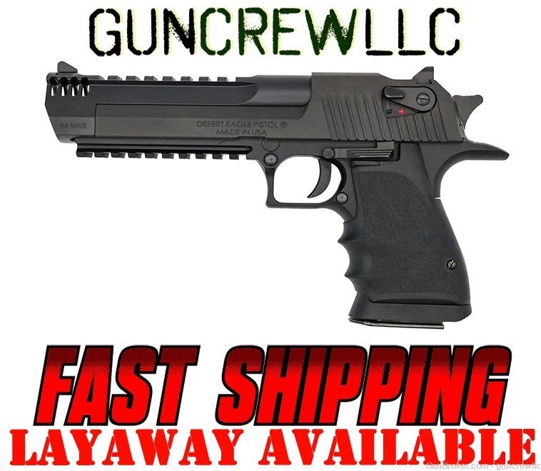 Magnum Research Desert Eagle DE-44 L6 IMB Black DE44L6IMB 44Mag 6" Layaway-img-0