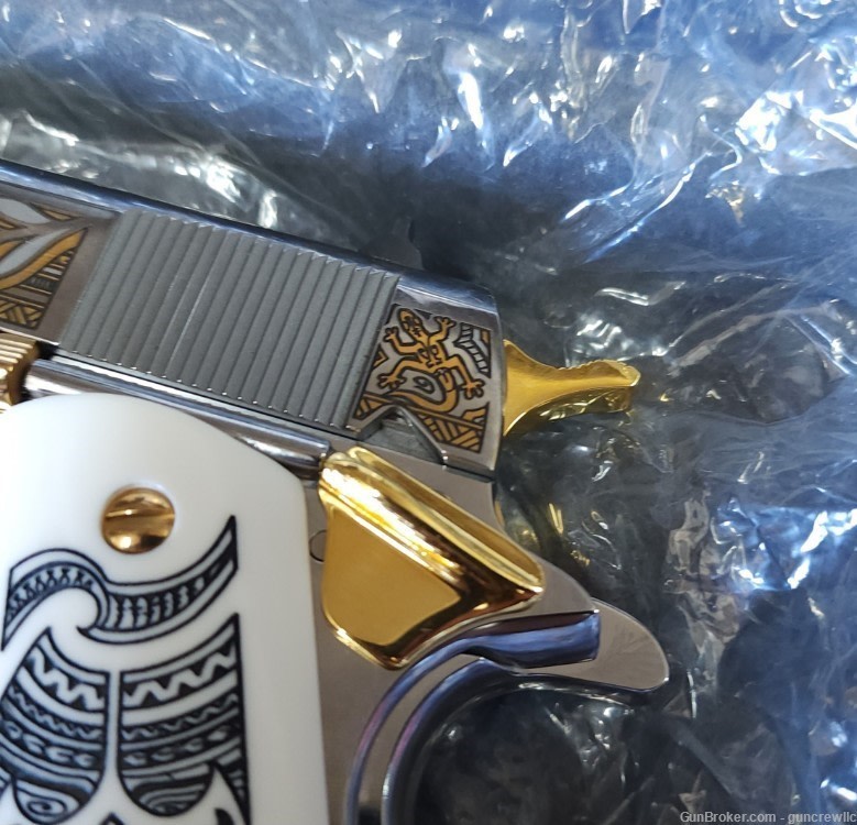 Colt SK Customs THE HAKA SS Stainless 24K Gold Polynesian 38 Super Layaway-img-12