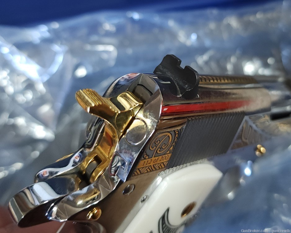 Colt SK Customs THE HAKA SS Stainless 24K Gold Polynesian 38 Super Layaway-img-23
