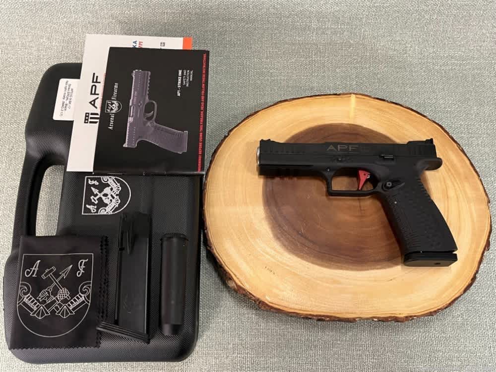 Italian APF Arsenal Strike One Speed Ergal 9mm Black AFS1E-9-BK-17 LAYAWAY -img-0