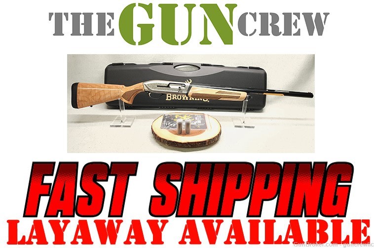 Browning Maxus II Ultimate Maple 12Ga 011777205 12 Ga Nickel 26" Layaway-img-0