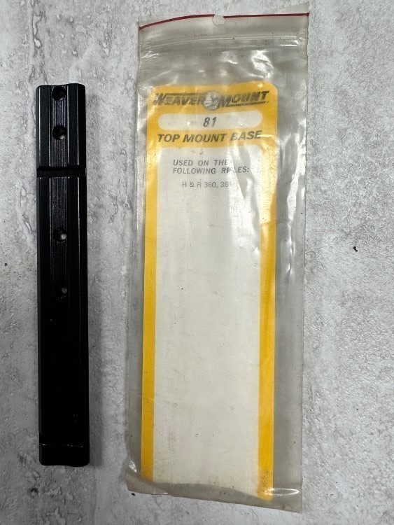 Weaver #81 Top Mount Base for H&R 360, 361-img-0