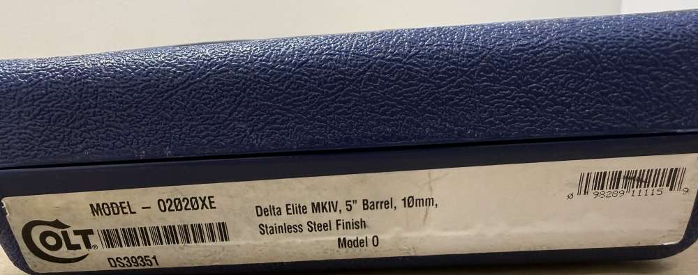 Colt Delta Elite 10mm MK IV 2017 w/box Great condition -img-17