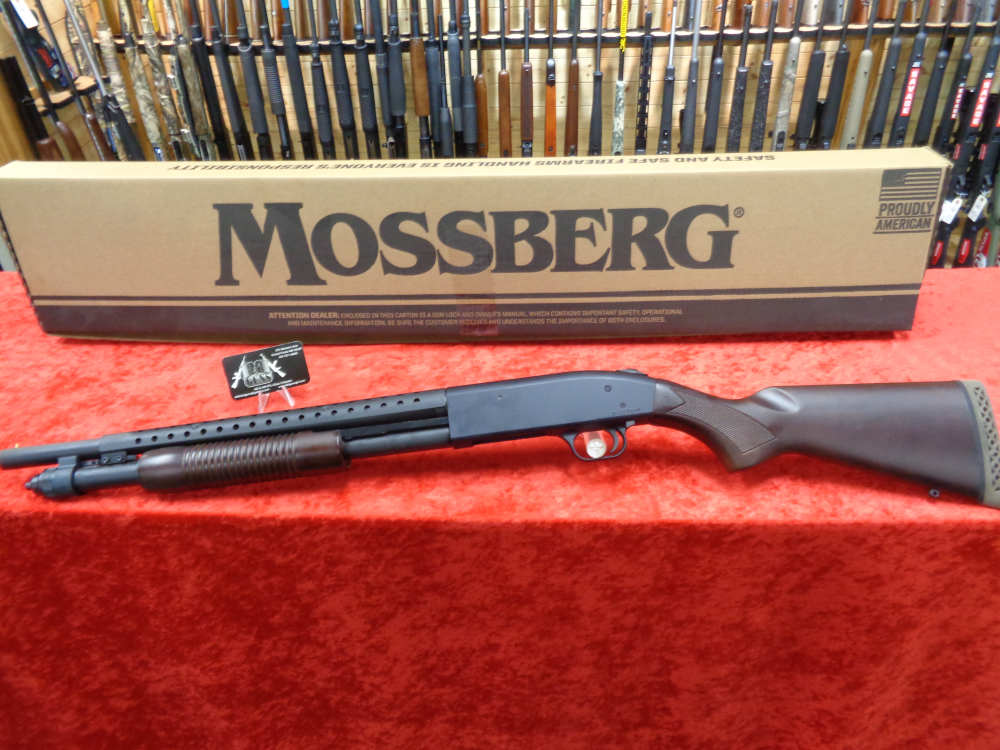 Mossberg Model 590 RETRO 12 Ga 18" Tactical Trench Riot Pump Action I TRADE-img-1