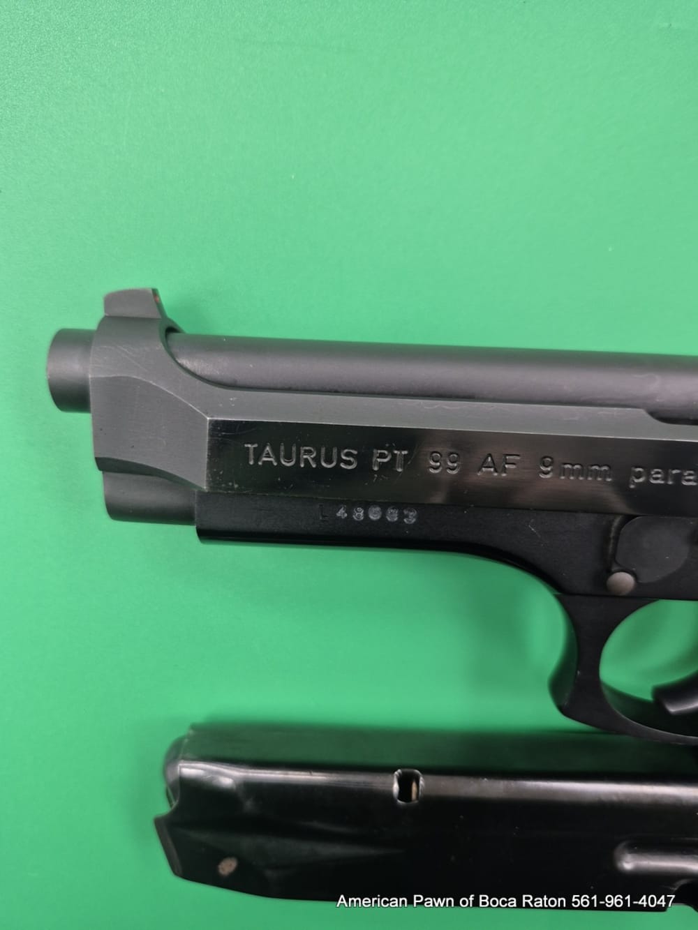 Taurus PT-99 AF 9MM 4.9" (DA/SA) Full-Size Semi-Automatic Pistol 15-Rounds-img-7