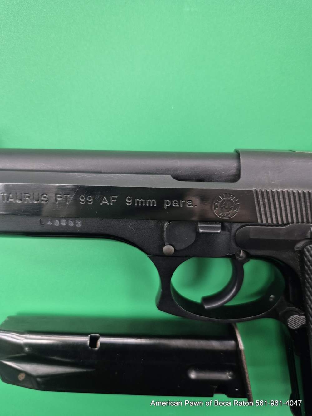 Taurus PT-99 AF 9MM 4.9" (DA/SA) Full-Size Semi-Automatic Pistol 15-Rounds-img-8