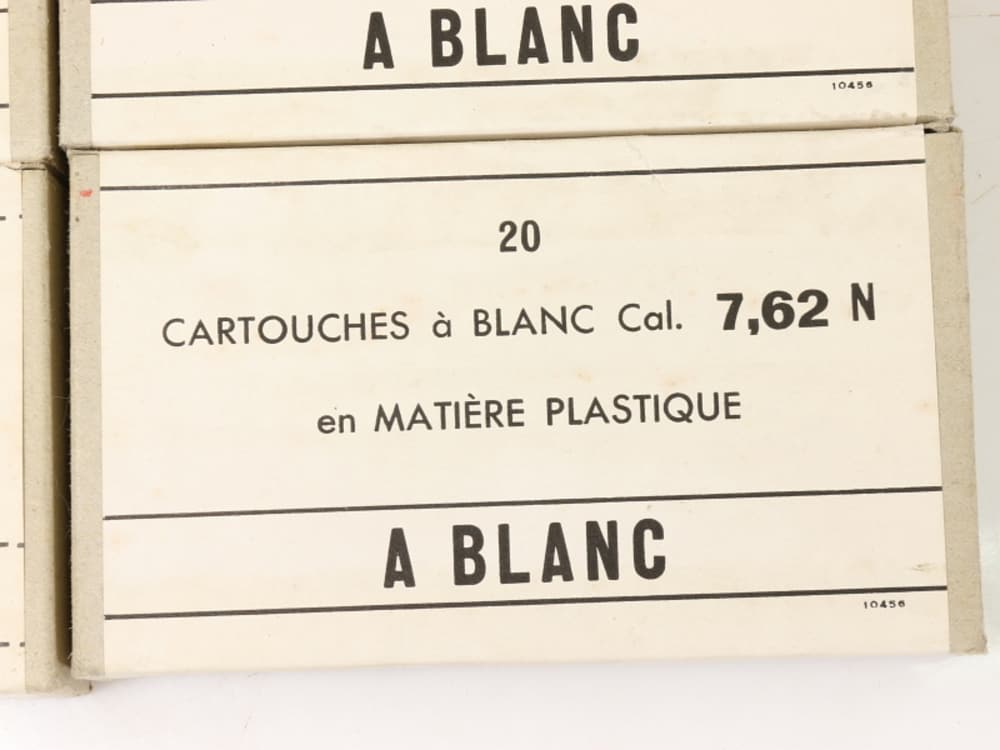 French 7.62 NATO Blank Ammunition 4 Boxes-img-1