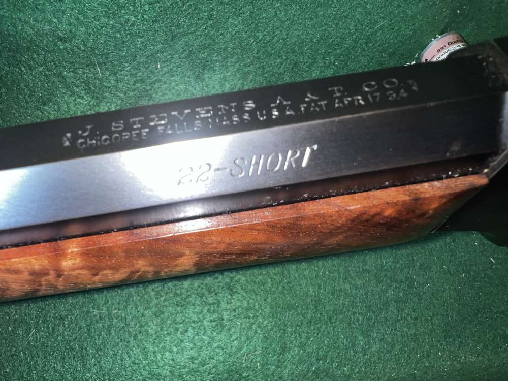Stevens 44 .22 Short Restored Custom Wood-img-15