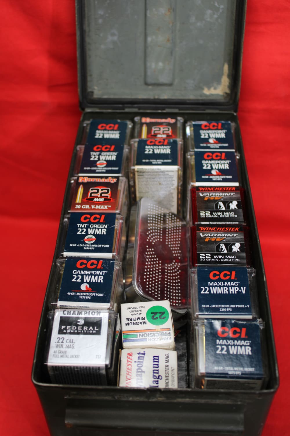 1000 22 MAGNUM HORNADY V-MAX CCI GAMEPOINT 22 WMR 1000 ROUNDS CHEAP-img-2
