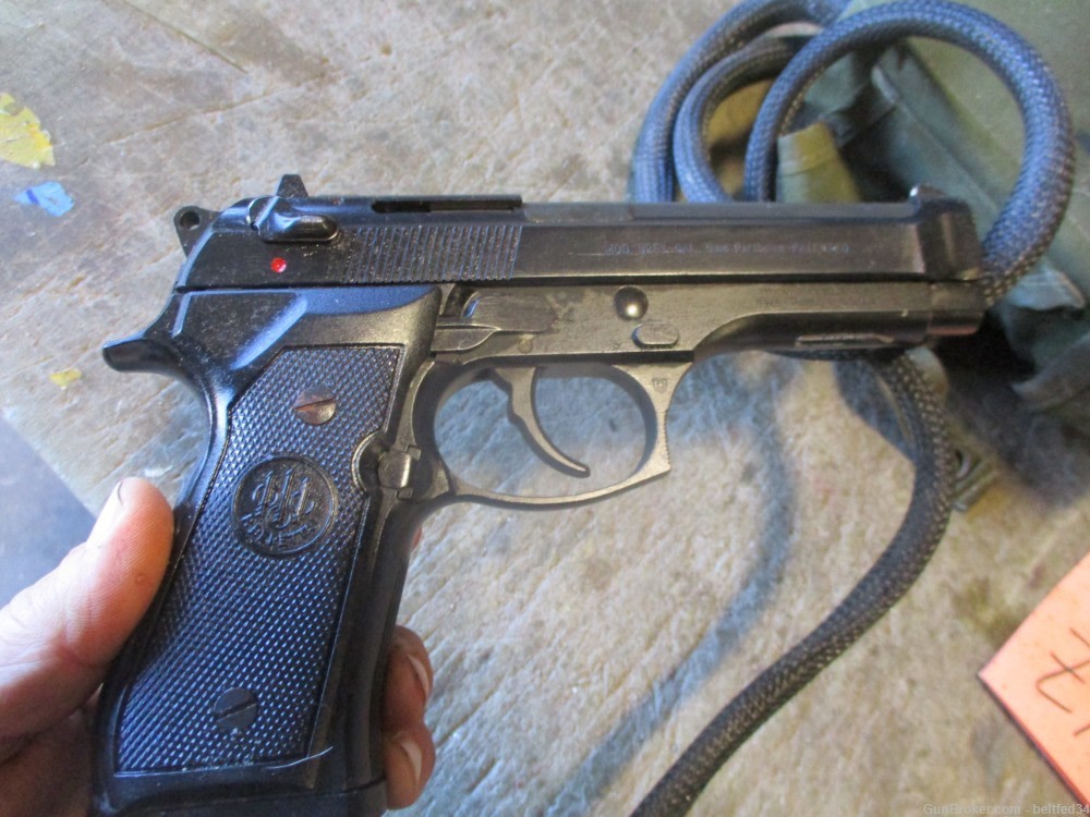 Used FATS Simulations M9 Beretta Pistol, Tethered w/Recoil-img-2