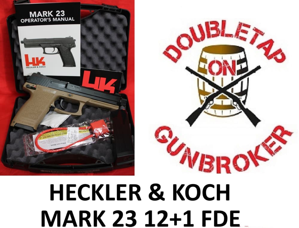 Heckler and Koch  MARK 23 FDE V1 45ACP 12+1 45 ACP HK NO RESERVE-img-0