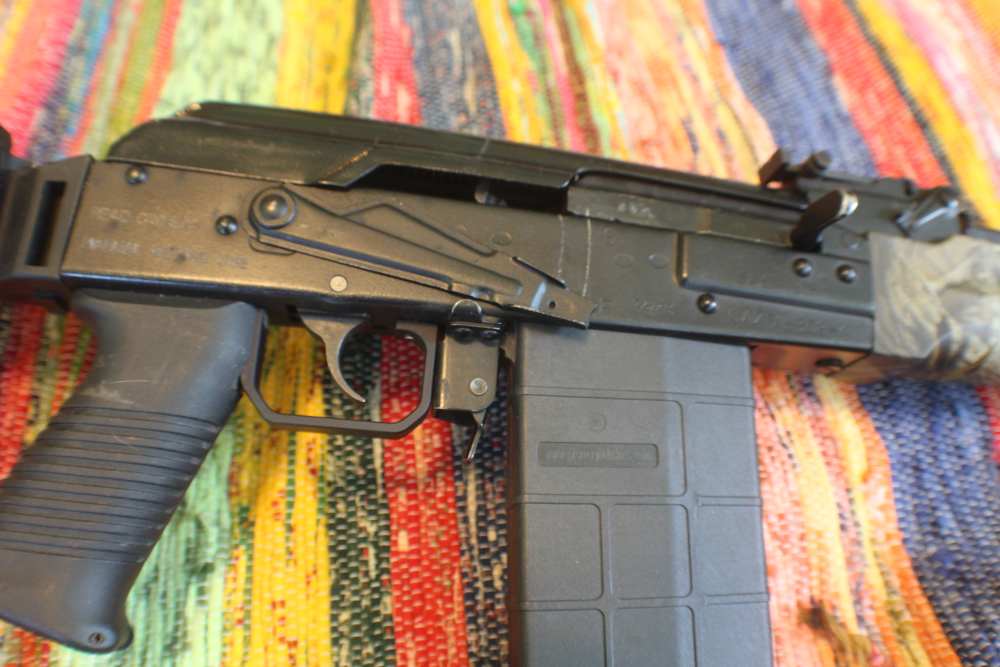 Saiga 308 Win Converted AK Rifle Folding Stock 4 Mags Excellent Russian-img-4