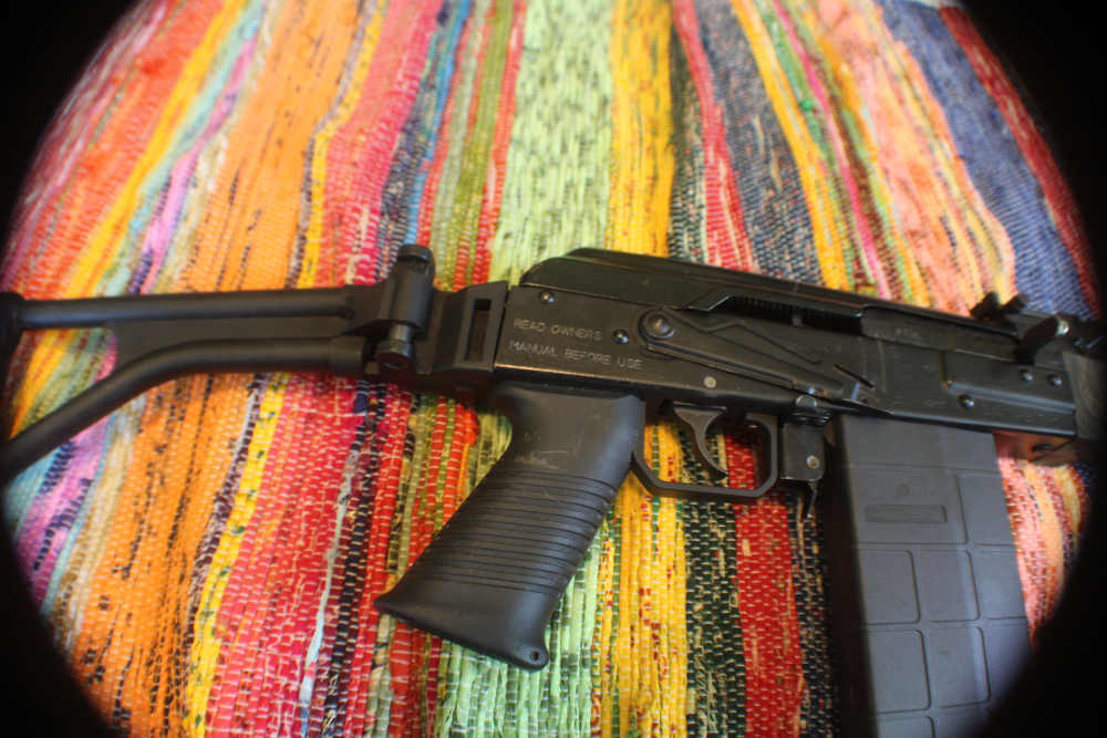 Saiga 308 Win Converted AK Rifle Folding Stock 4 Mags Excellent Russian-img-2