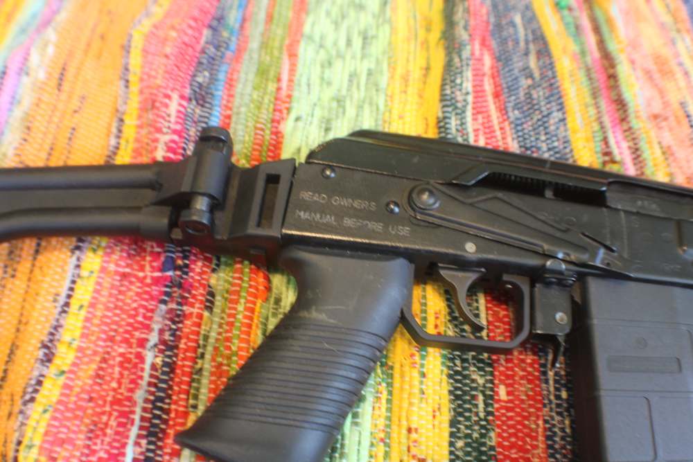 Saiga 308 Win Converted AK Rifle Folding Stock 4 Mags Excellent Russian-img-3